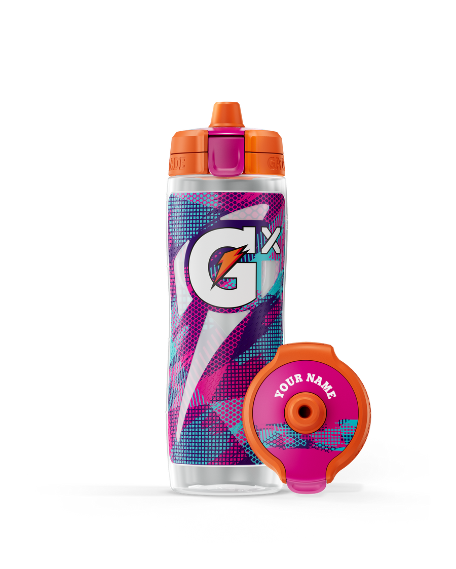 Gx Patterned Water Bottle - Clear - Daily Bottle